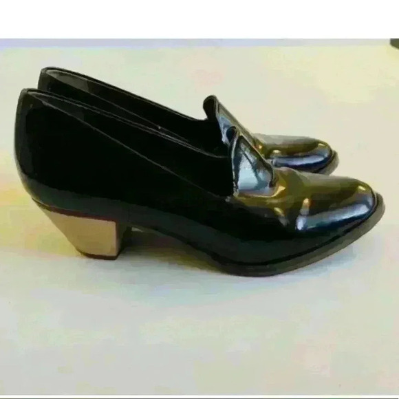 Rachel Comey Shoes - 𝅺RACHEL Comey Black Patent Leather Slip On Heels